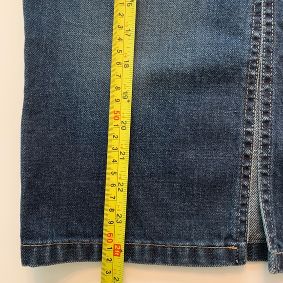 Vintage Gucci Jean Skirt - Picture 7 of 11